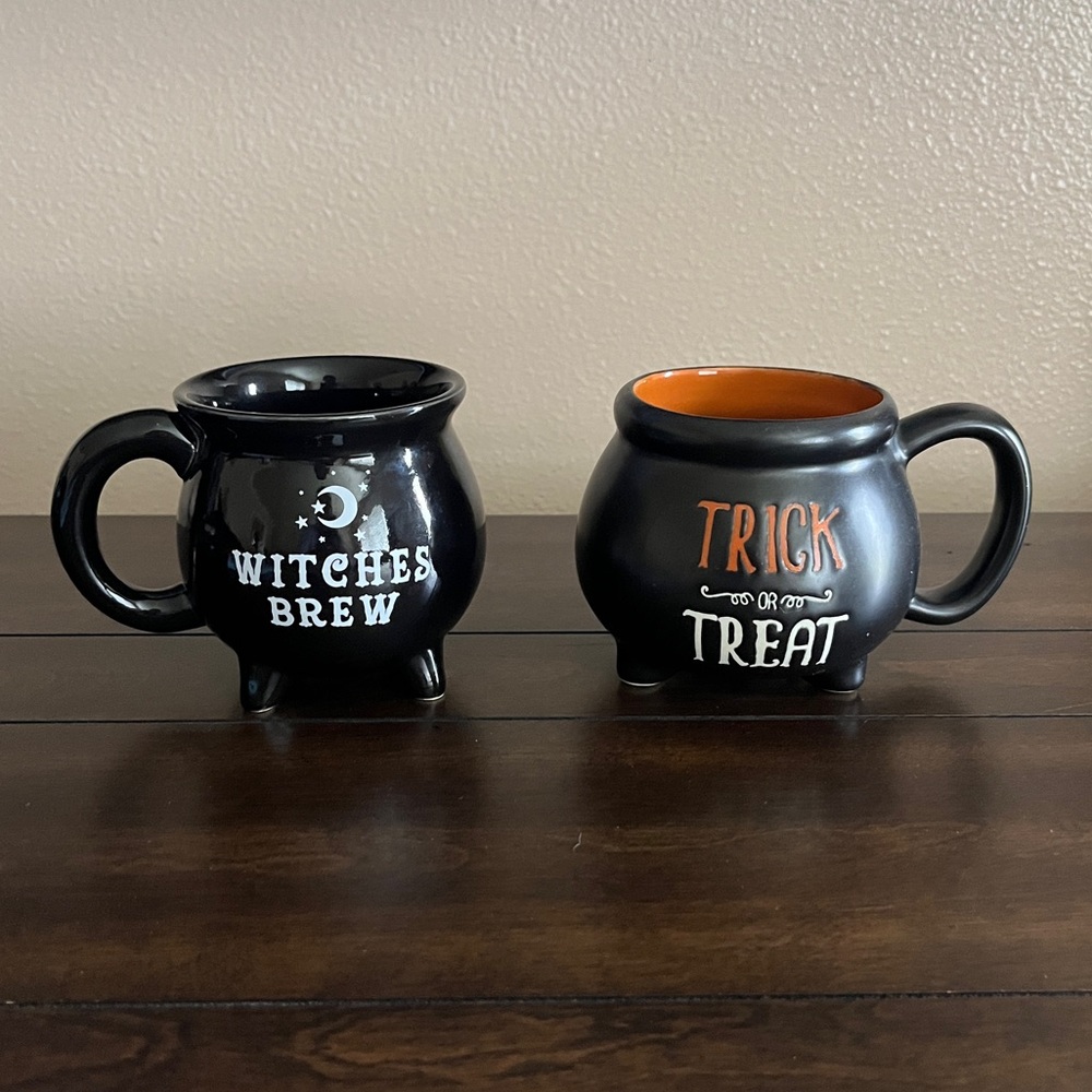 Two Cauldron Ceramic Mugs
